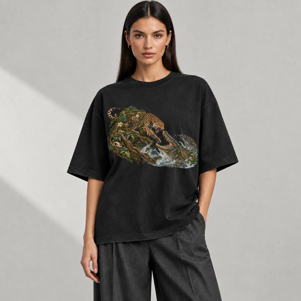 The Croc & Leopard - RUITZ Oversized T-Shirt