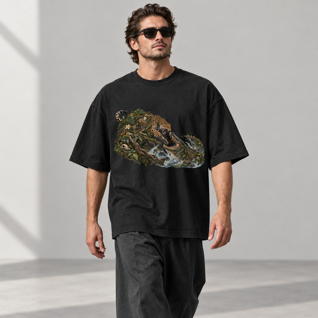 The Croc & Leopard - RUITZ Oversized T-Shirt