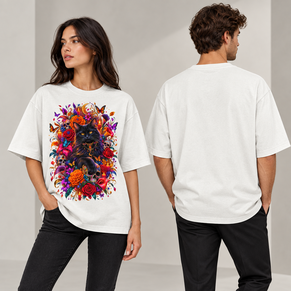 THE MIDNIGHT CAT | RUITZ HALLOWEEN T SHIRT