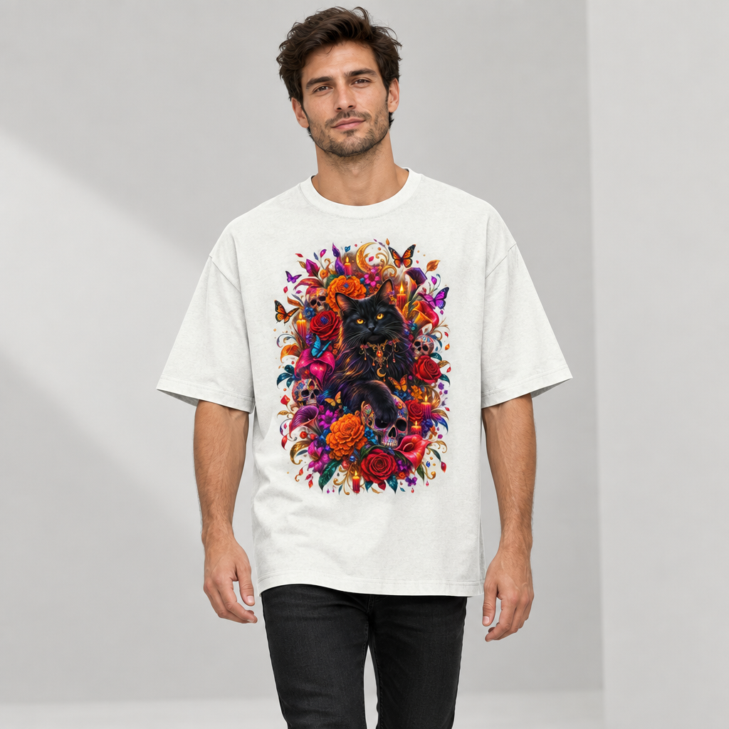 THE MIDNIGHT CAT | RUITZ HALLOWEEN T SHIRT