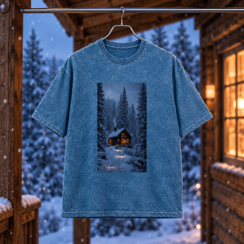 RUITZ Frosthaven | Denim Wash Boxy T-Shirt