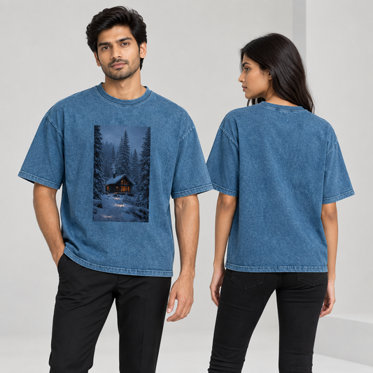 RUITZ Frosthaven | Denim Wash Boxy T-Shirt