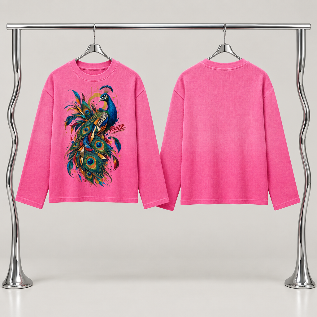 THE BEAUTY | WAFFLE KNIT RUITZ OVERSIZED FULL SLEEVE