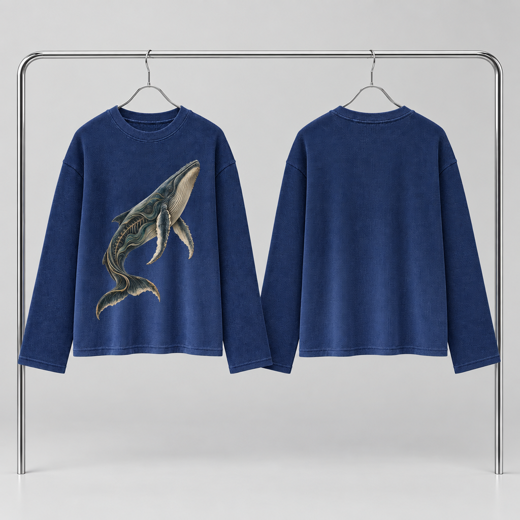 THE WHALE | RUITZ WAFFLE KNIT FULL SLEEVE