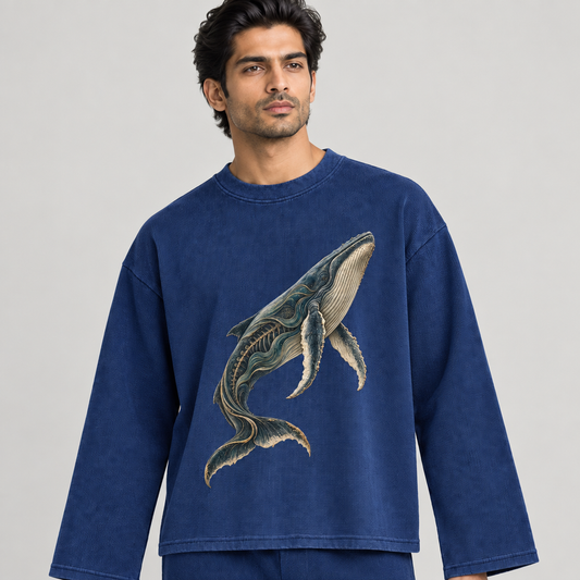 THE WHALE | RUITZ WAFFLE KNIT FULL SLEEVE
